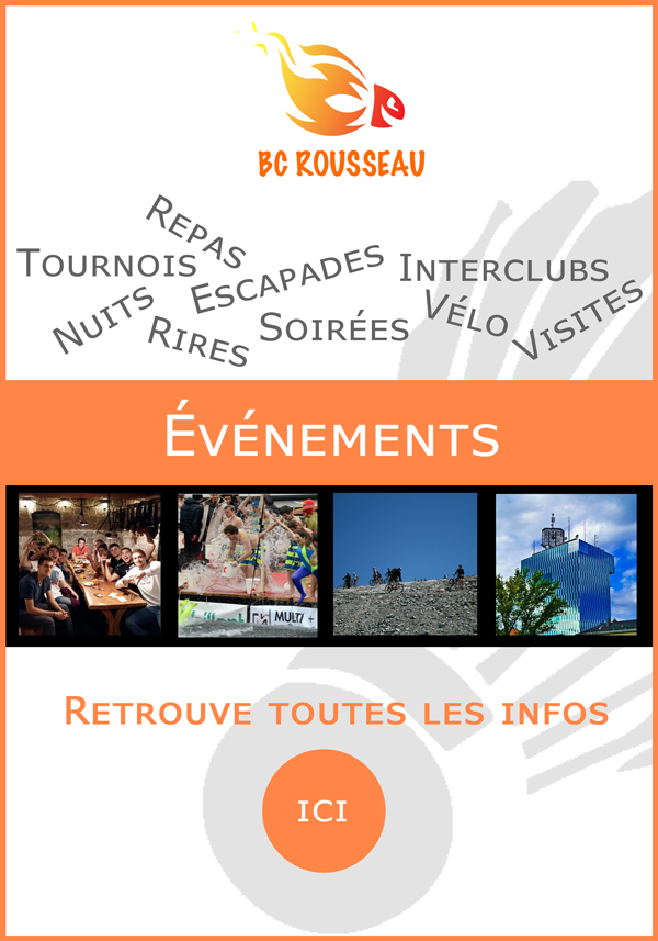 Événements BC Rousseau